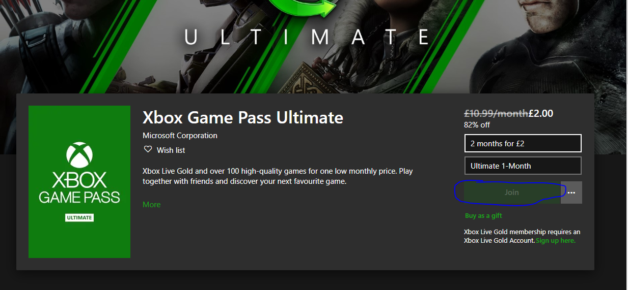 Cant upgrade to Xbox Ultimate from normal game pass. - Microsoft Community