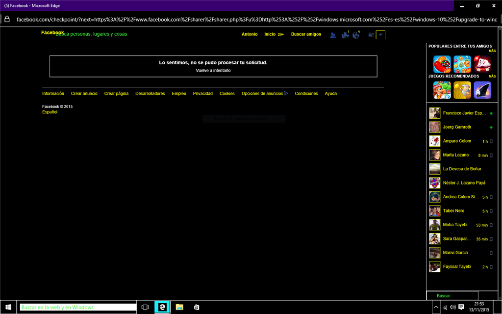 pantalla negra en captcha en roblox - Microsoft Community