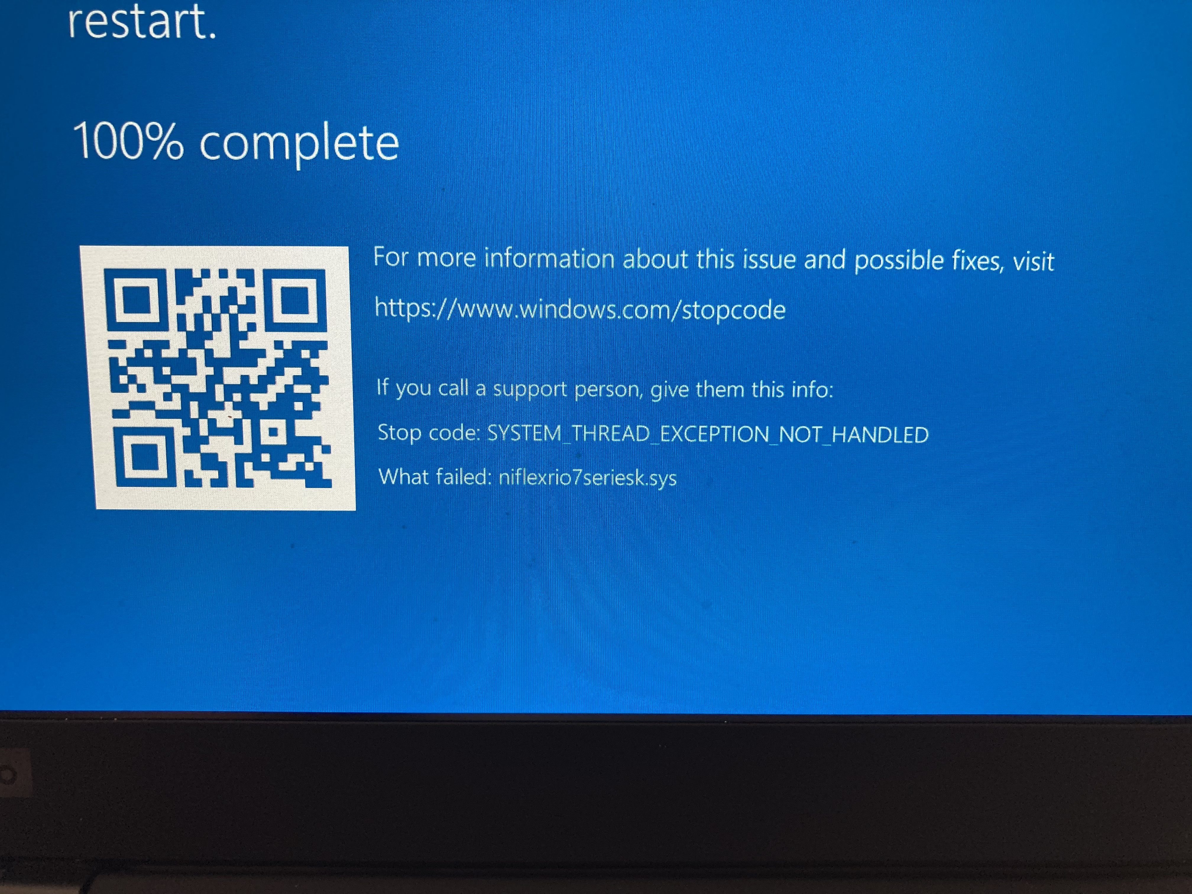 Win 10 blue screen when connect to device through 3 - Microsoft Community