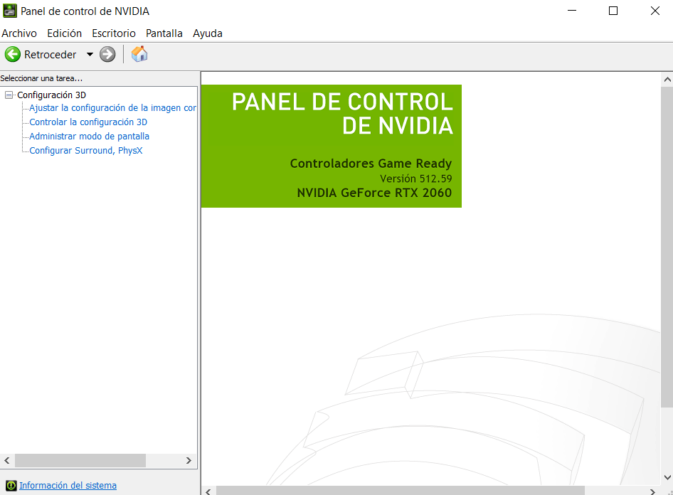 Problemas con el Panel de control de NVIDIA Microsoft Community