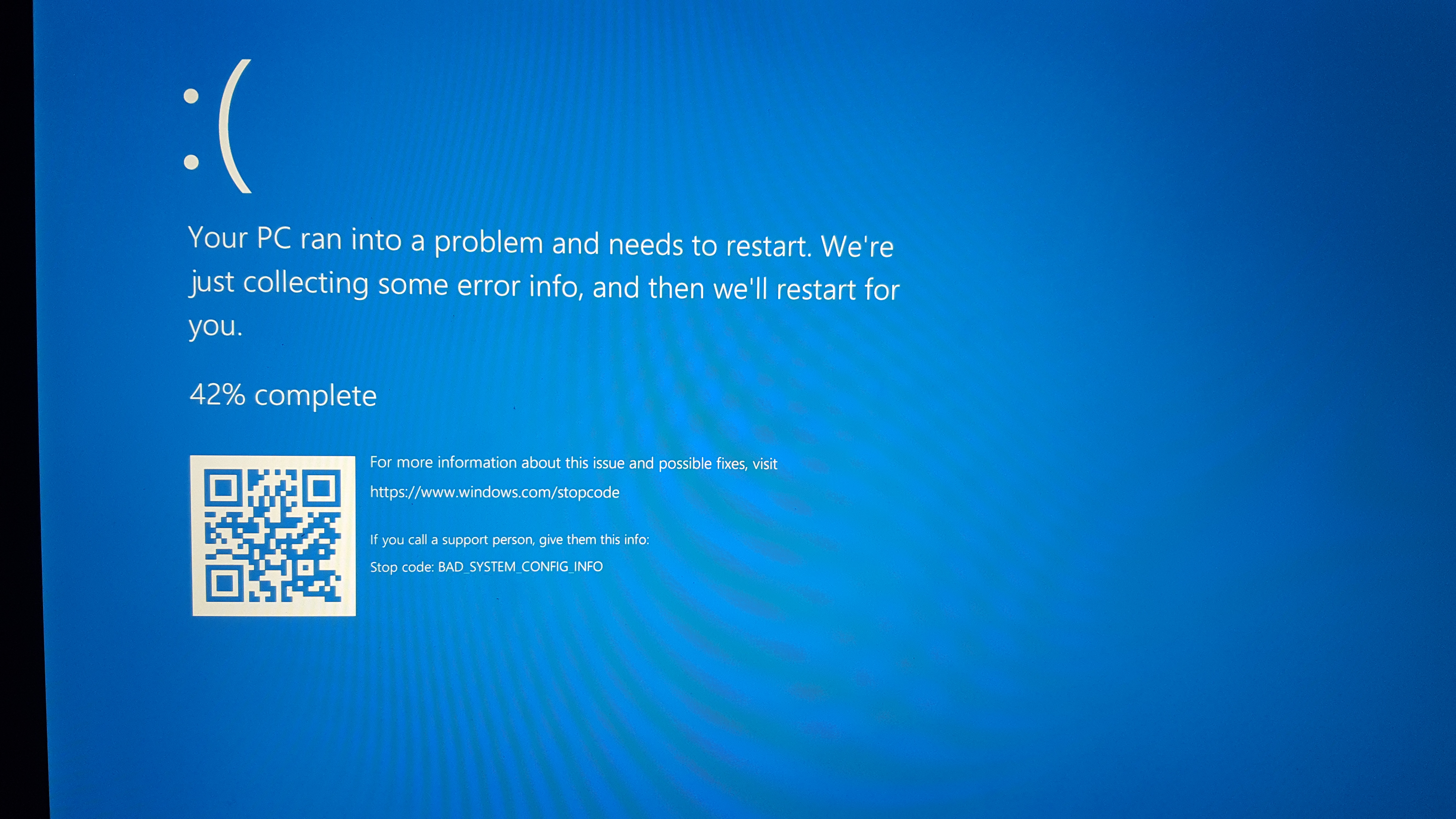 overlap Busk Samtykke Windows 10 Blue Screen Error - Microsoft Community