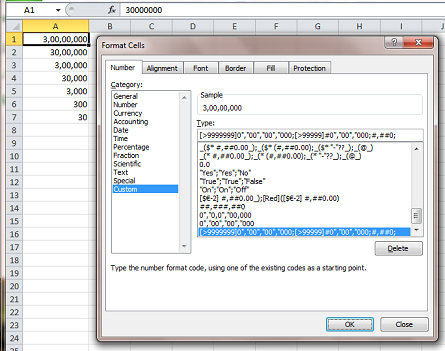 Displaying millions digit grouping for numbers and Indian lakhs and ...