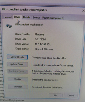Windows 10 Touch Screen Driver Download