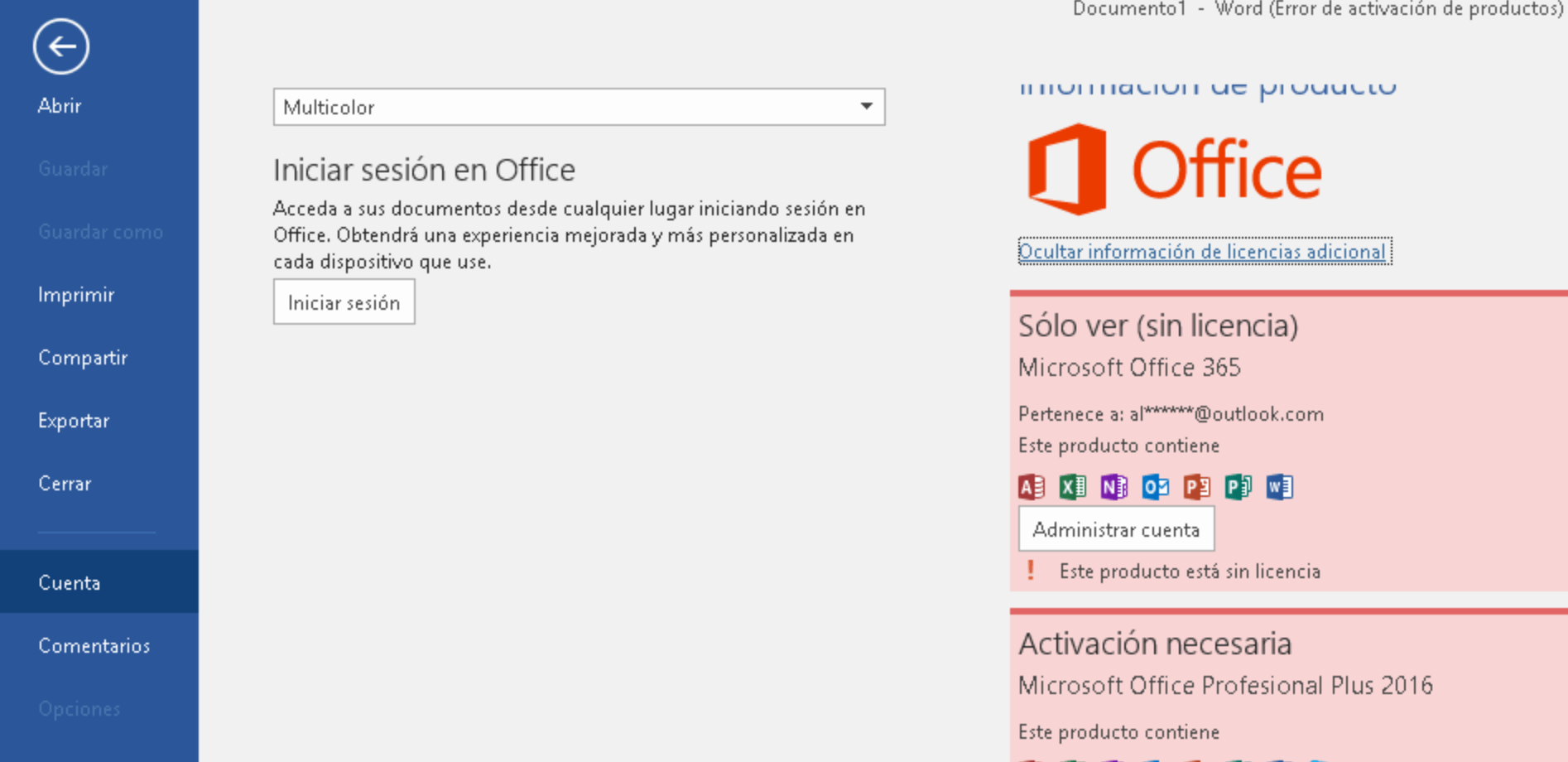 Introducir 34+ imagen activar copia de microsoft office