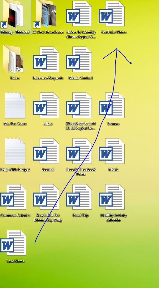 Why do Word files get relocated on desktop after I open a document