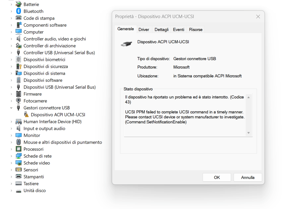 UCM-UCSI ACPI Device driver error - Microsoft Community