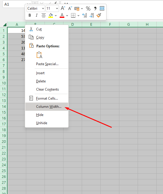 Cell width - Microsoft Community