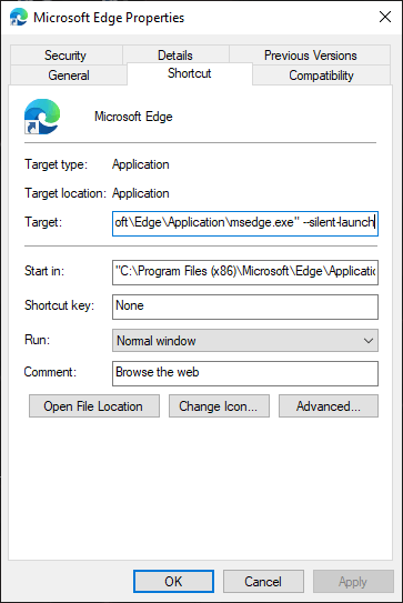 Edge application msedge exe. Memory Cleaner Windows.