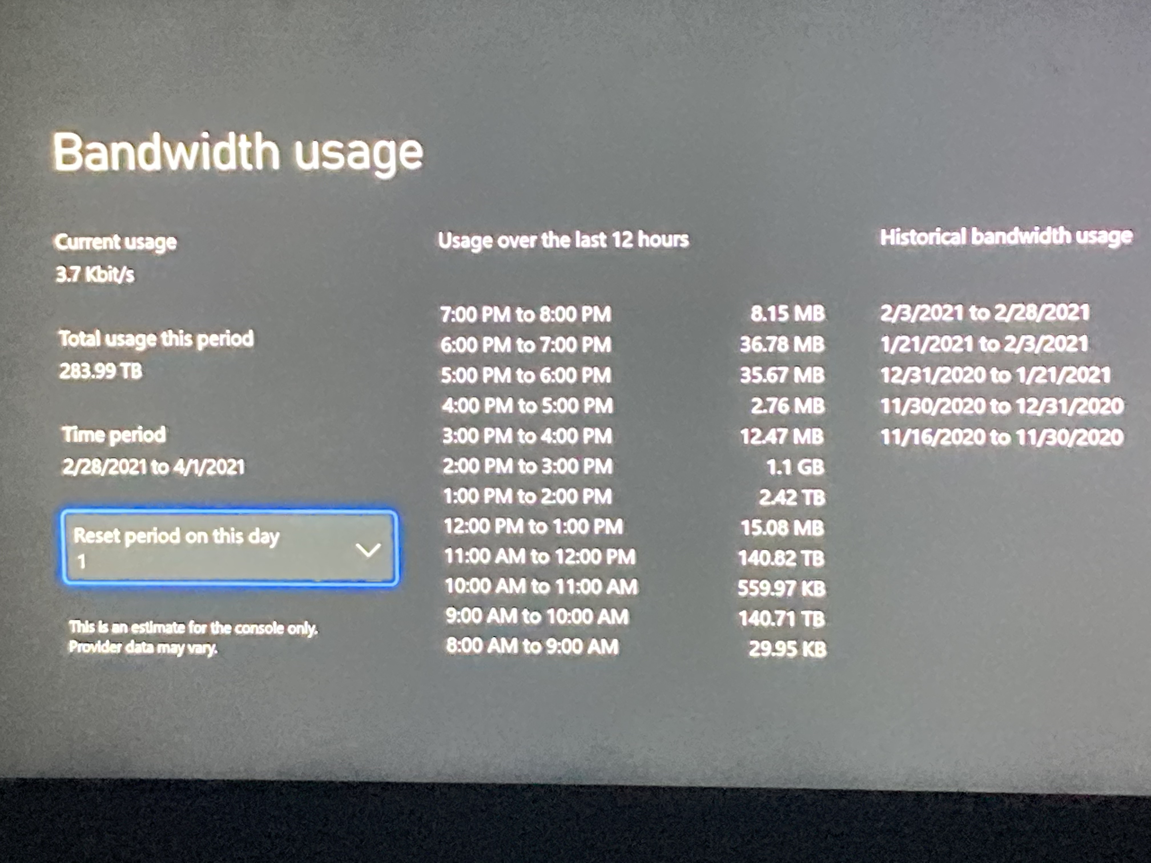 Xbox Series X reports incorrect network bandwidth usage Microsoft