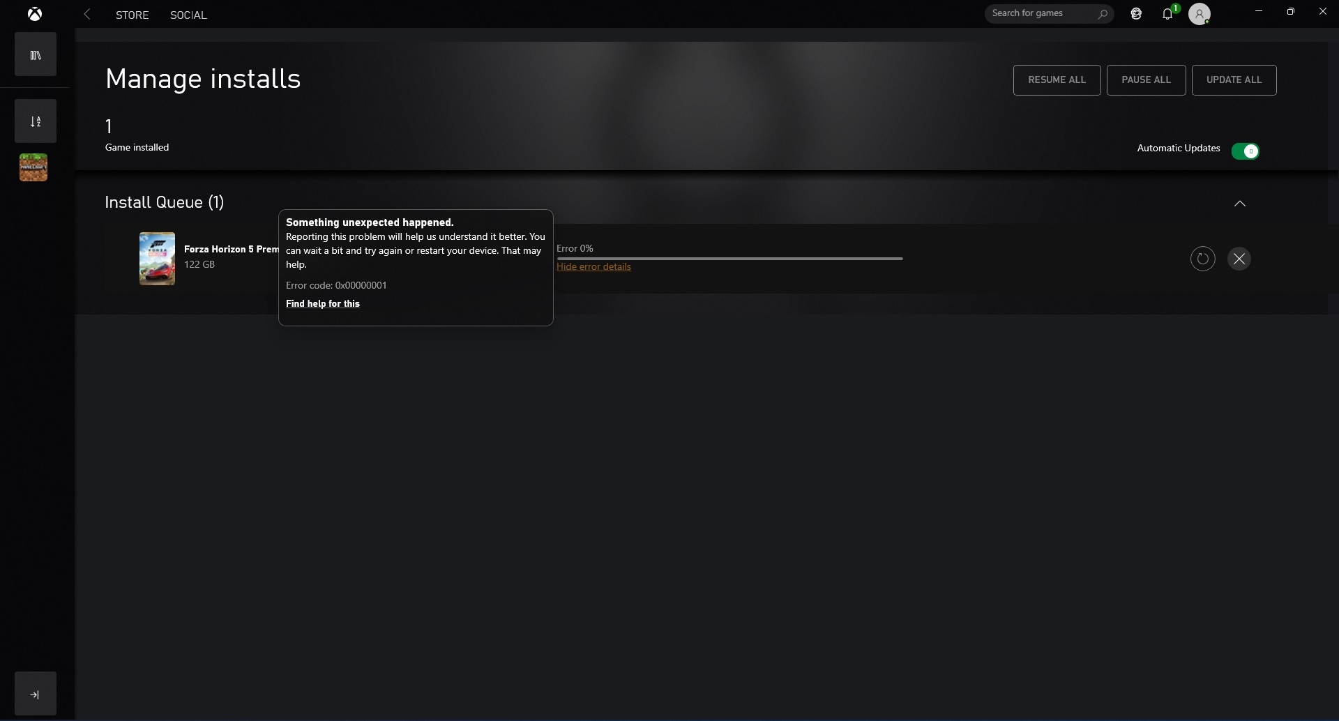 Fix Error 0X00000001 in Game Pass on Windows 11: Troubleshooting Steps!