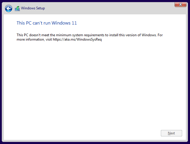 I'm Trying To Install Windows 11 On A Virtual Machine, It Says It Is ...