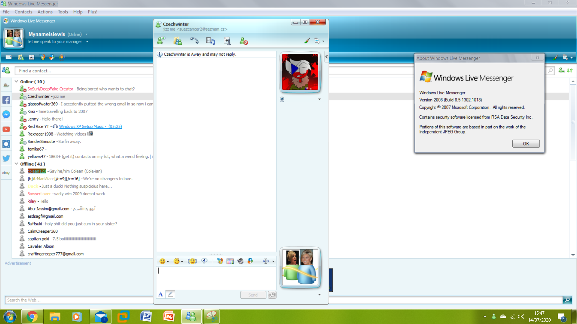 Escargot  MSN Messenger and Windows Live Messenger