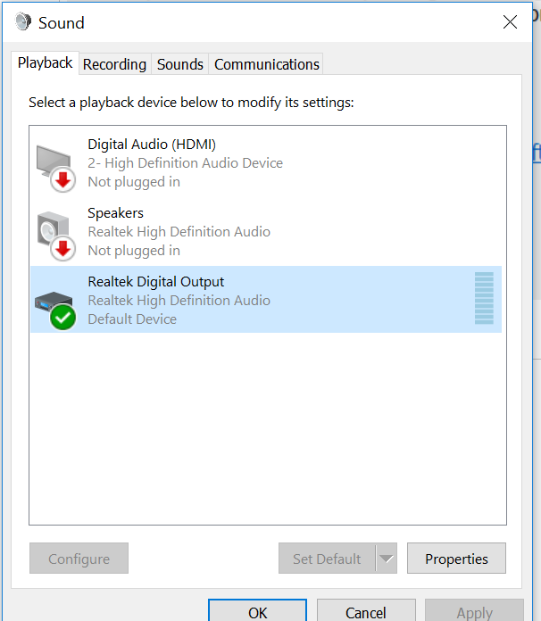 digital audio hdmi says not plugged in Microsoft Community