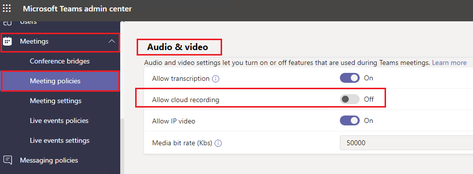 I Want To Disable The Audio And Video Recording Feature On Microsoft ...