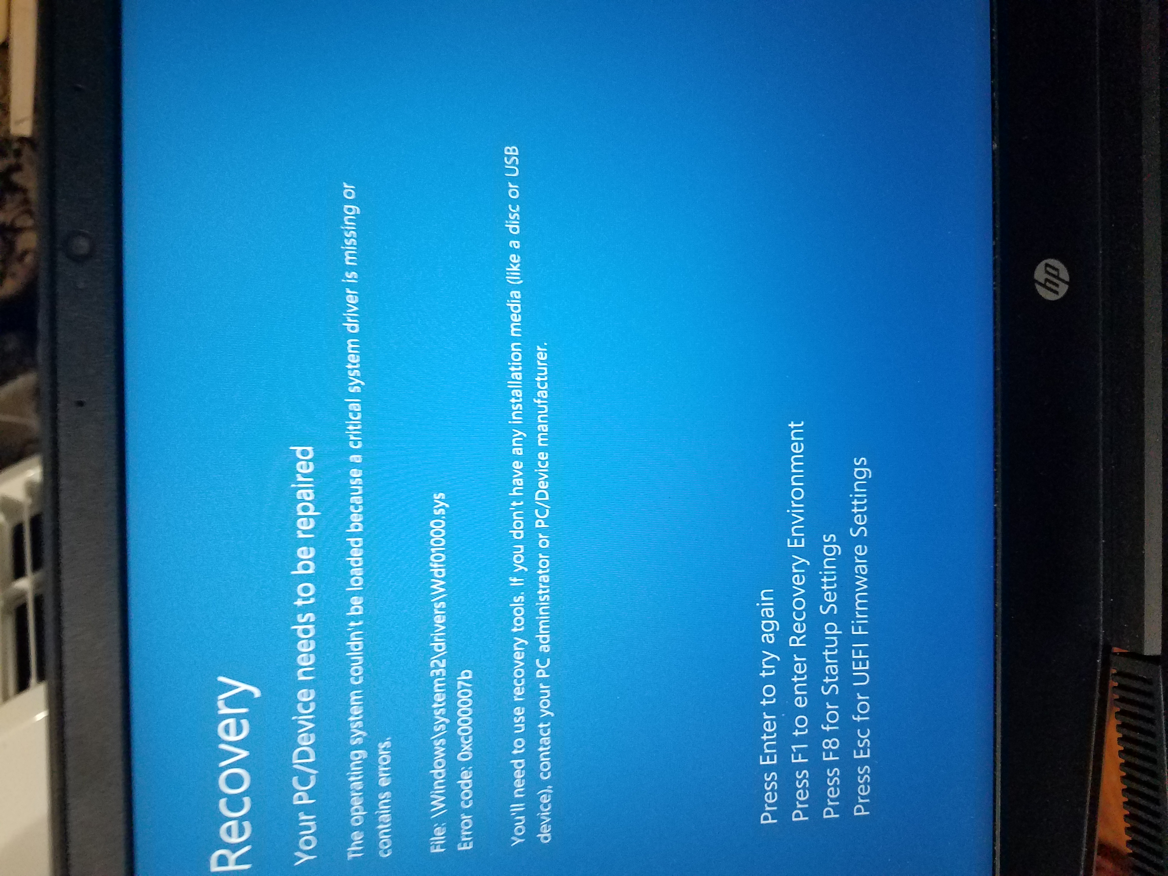 My Pc Starts Up With A Blue Screen With Error Message 0xc000007b ...