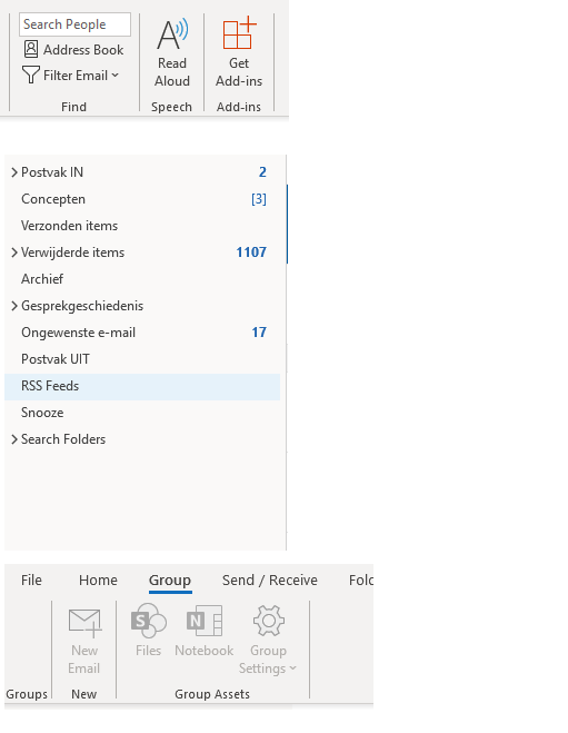 MS365 Family Outlook not showing group Microsoft Community