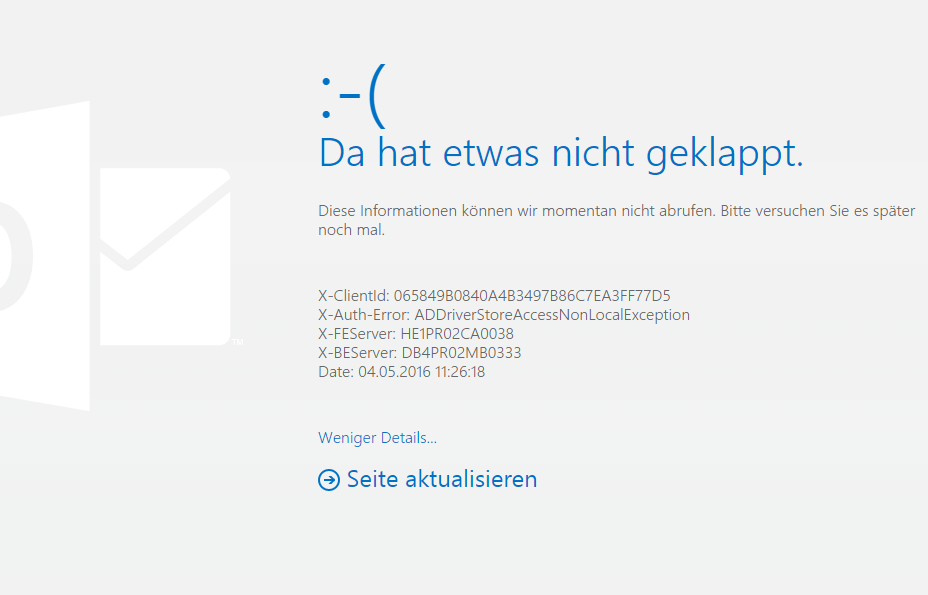 Warum kann ich mich nicht mehr bei Outlook anmelden?