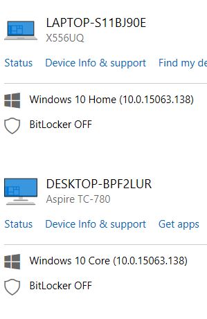 Windows 10 Home Edition OR Core Edition? What I own!? - Microsoft