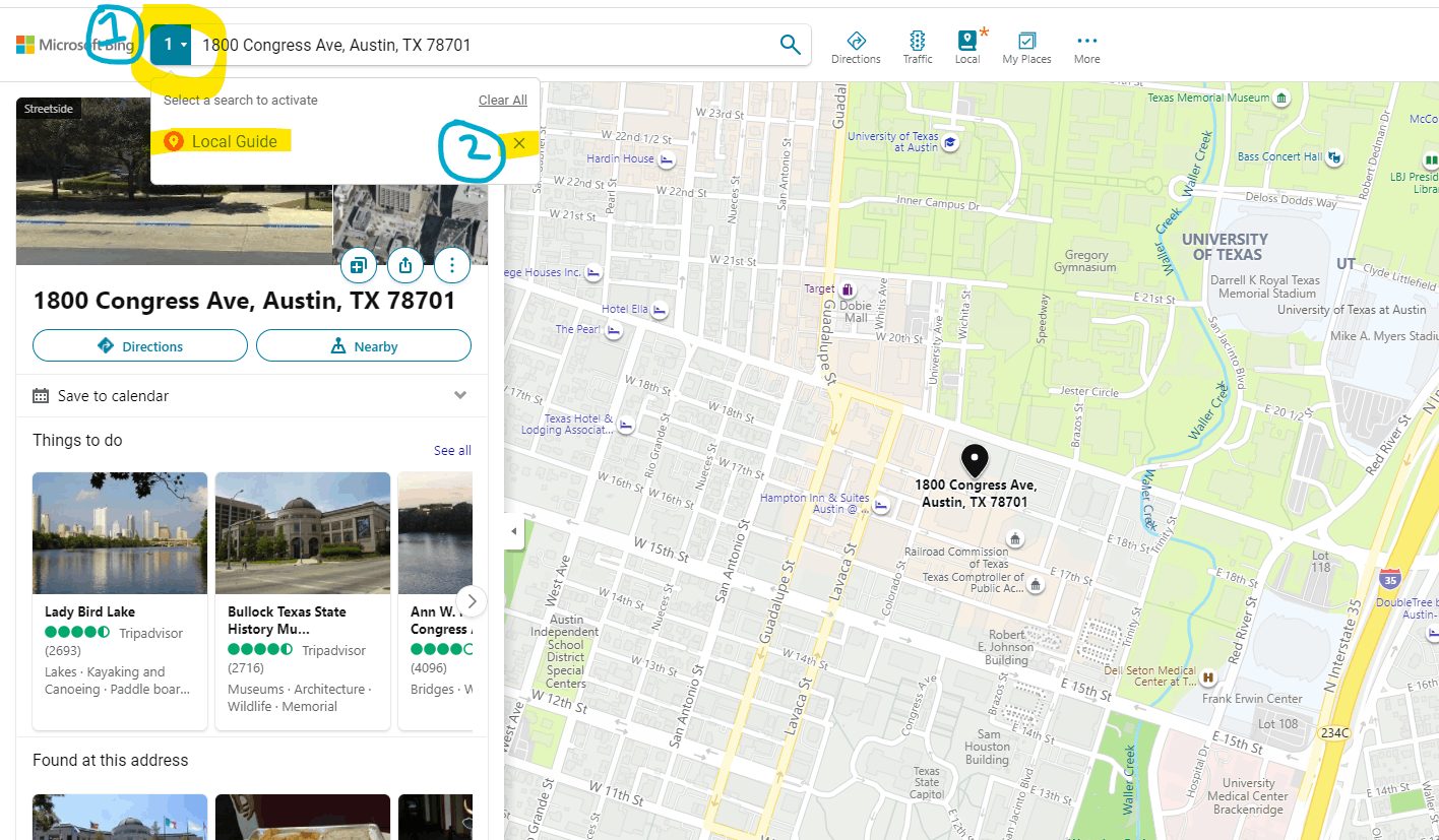 How Do I Turn Off Local Guide In Bing Maps? - Microsoft Community