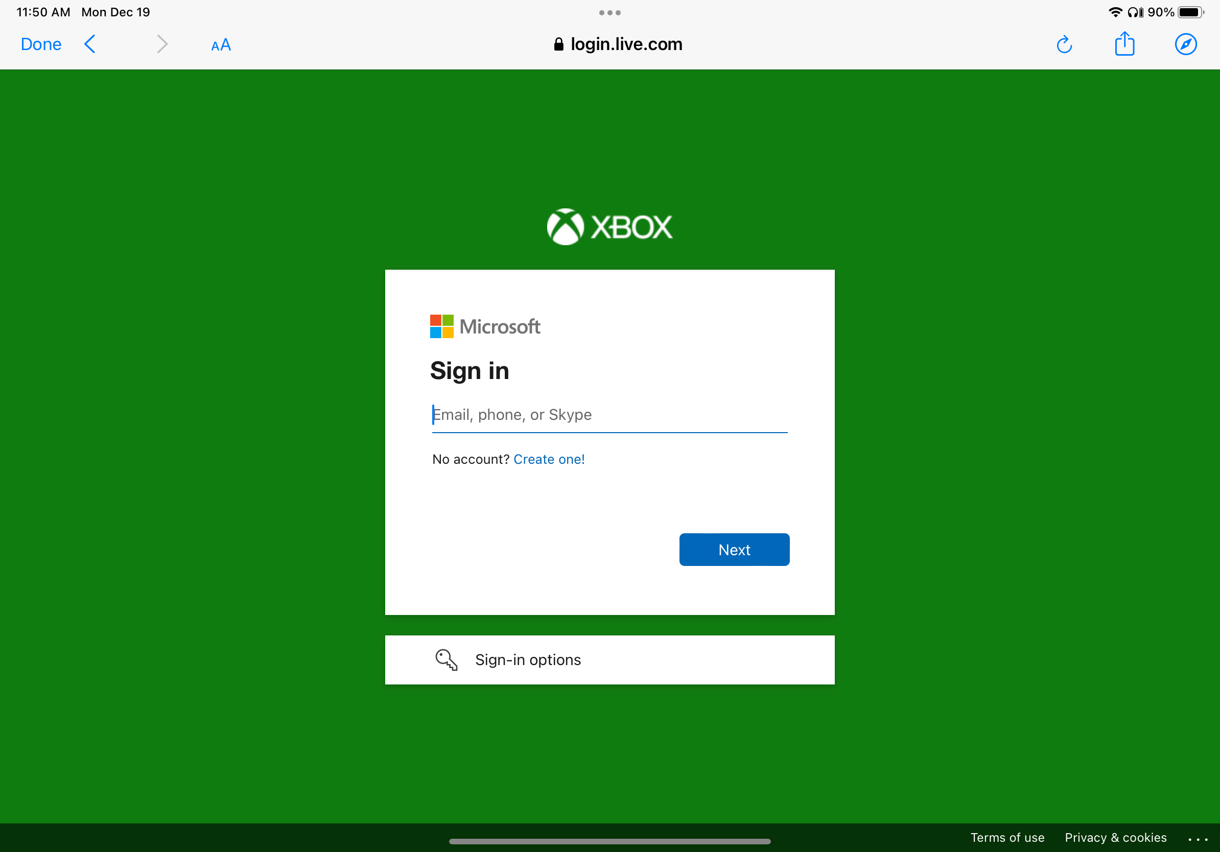 Xbox Cloud gaming (and Xbox.com in general) not letting me sign in -  Microsoft Community