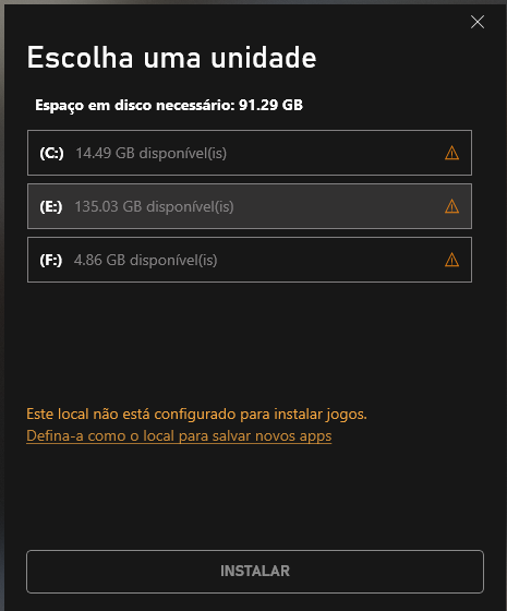 Erro ao instalar jogos via GamePass - Microsoft Community