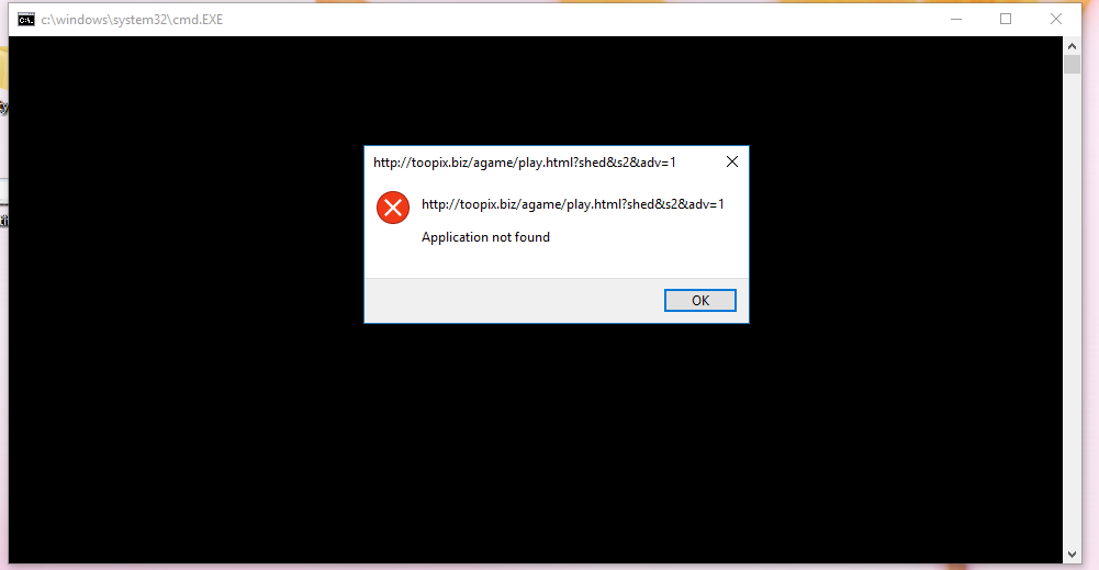 problem with CMD.exe pop up downloading something - Microsoft Community