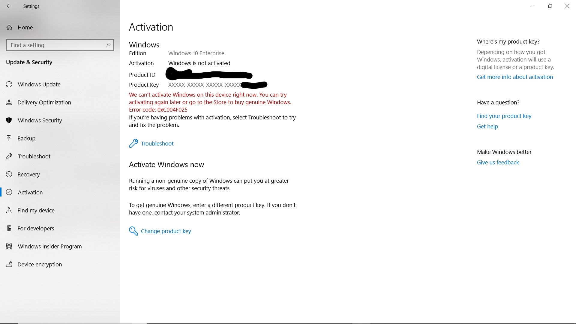 Windows 10 Professional Activation Error Microsoft Community 6997