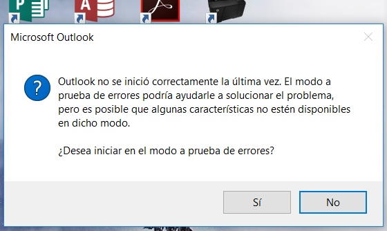 Office 365 - Outlook | Microsoft Outlook dejó de funcionar - Microsoft  Community