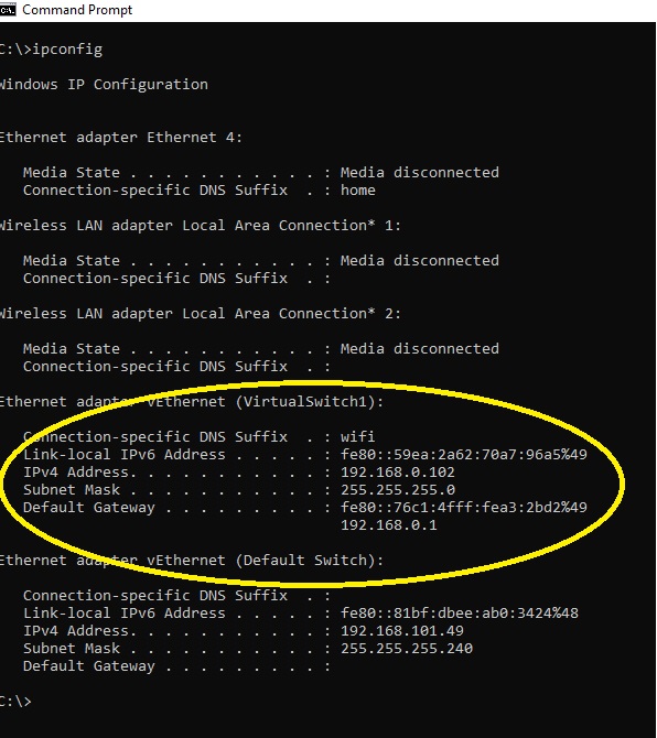 Adapter settings in Hyper-V - Microsoft Community