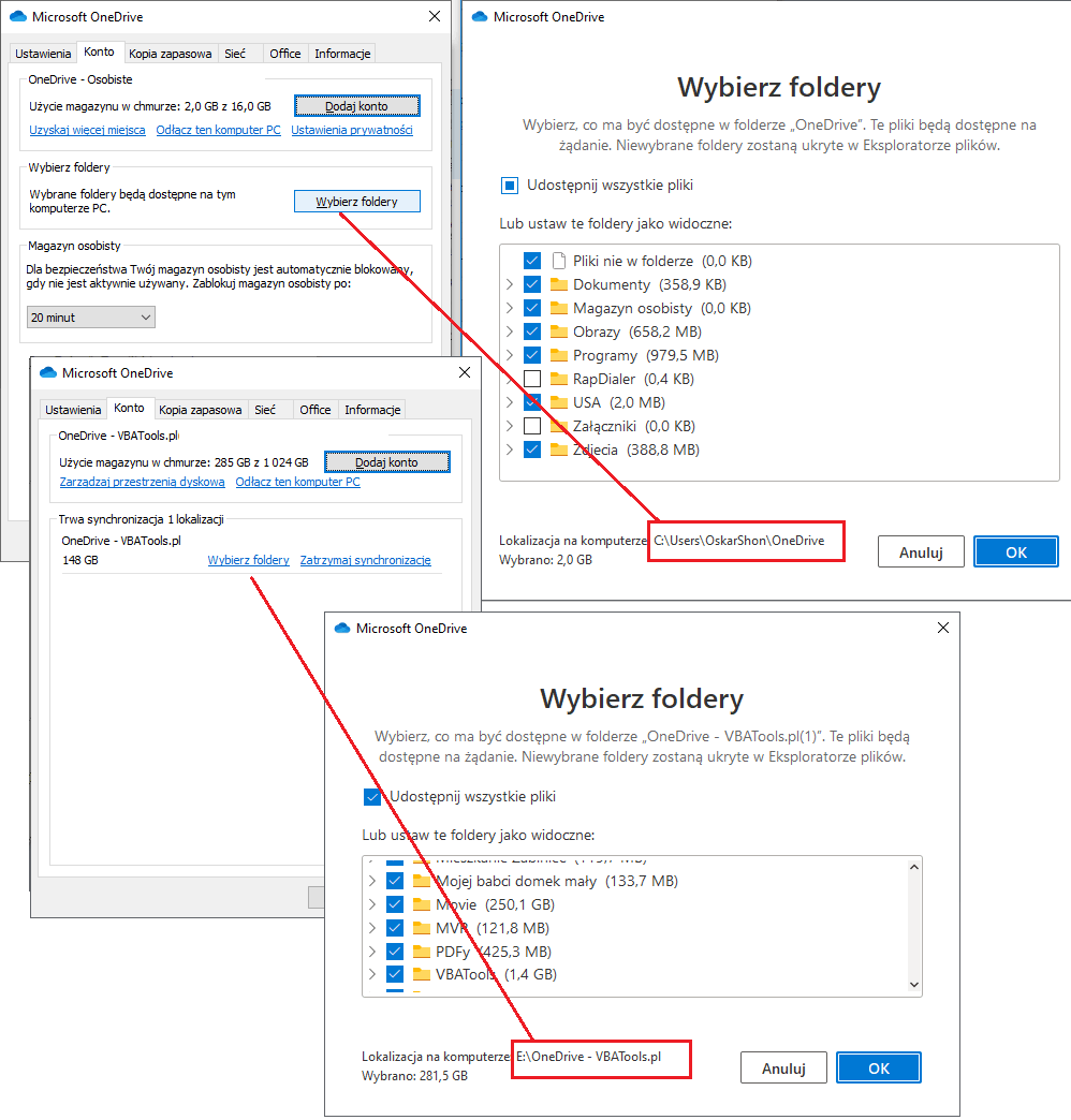 Różne Dyski Na Komputerze Do Jednego One Drive Microsoft Community 4928