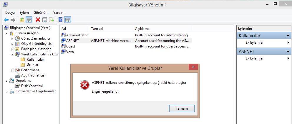 Asp.net machine account windows