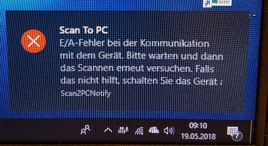 Scanner nach Windows 10 Update ohne Funktion