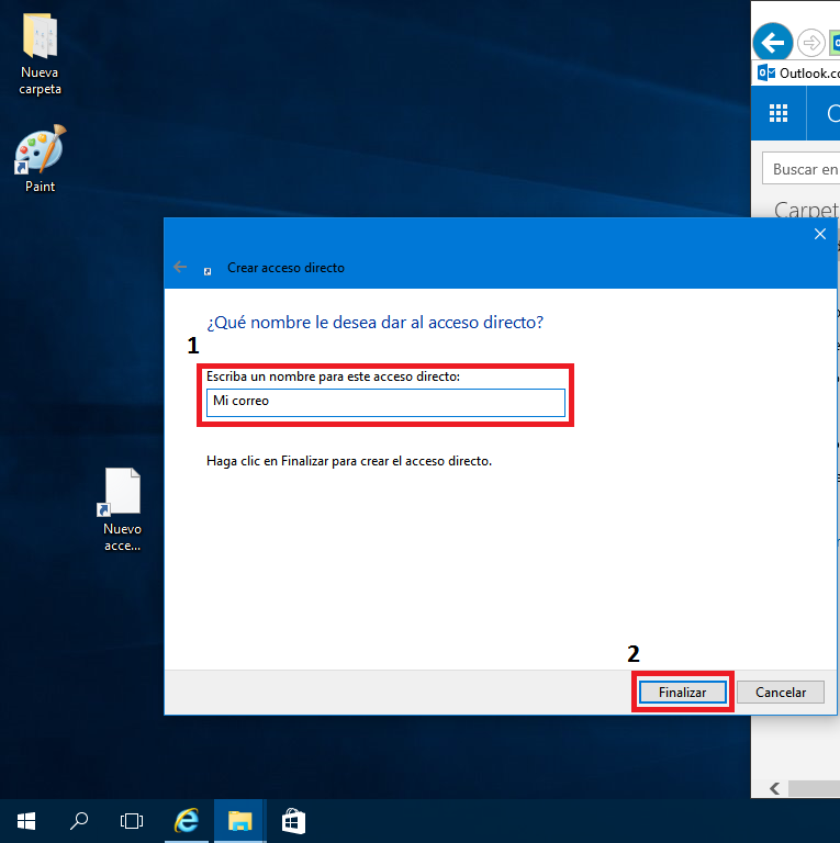 Célula somatica corrupción Consejo Windows 7 - ¿Cómo configuro el acceso directo de mi correo - Microsoft  Community