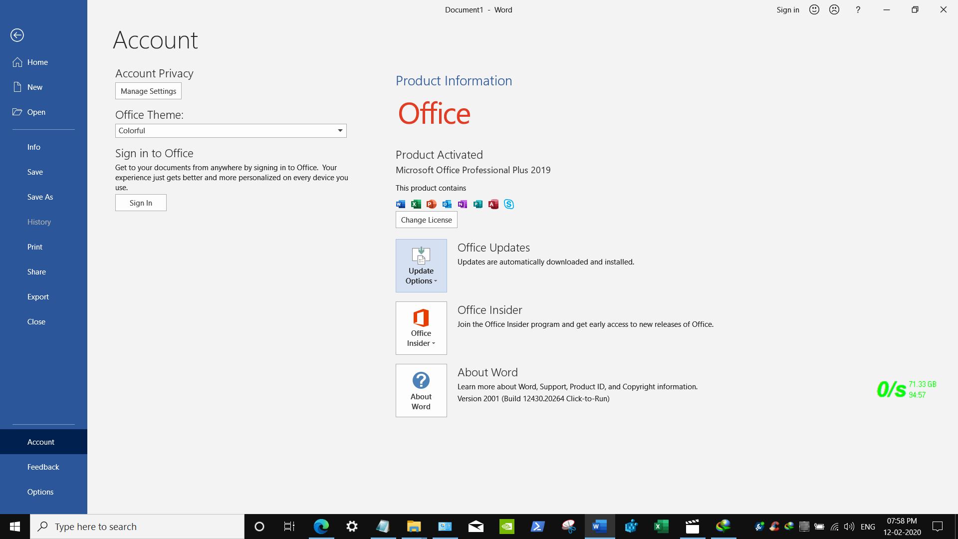 Microsoft Released Office 2019 Update v2001 (build 12430.20264) Office ...