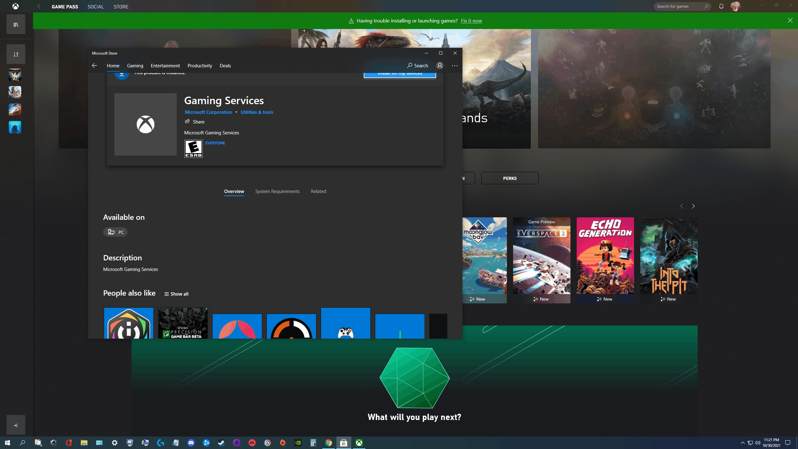 hermosa Coherente aguacero Xbox App on PC looping to "gaming services" - Microsoft Community