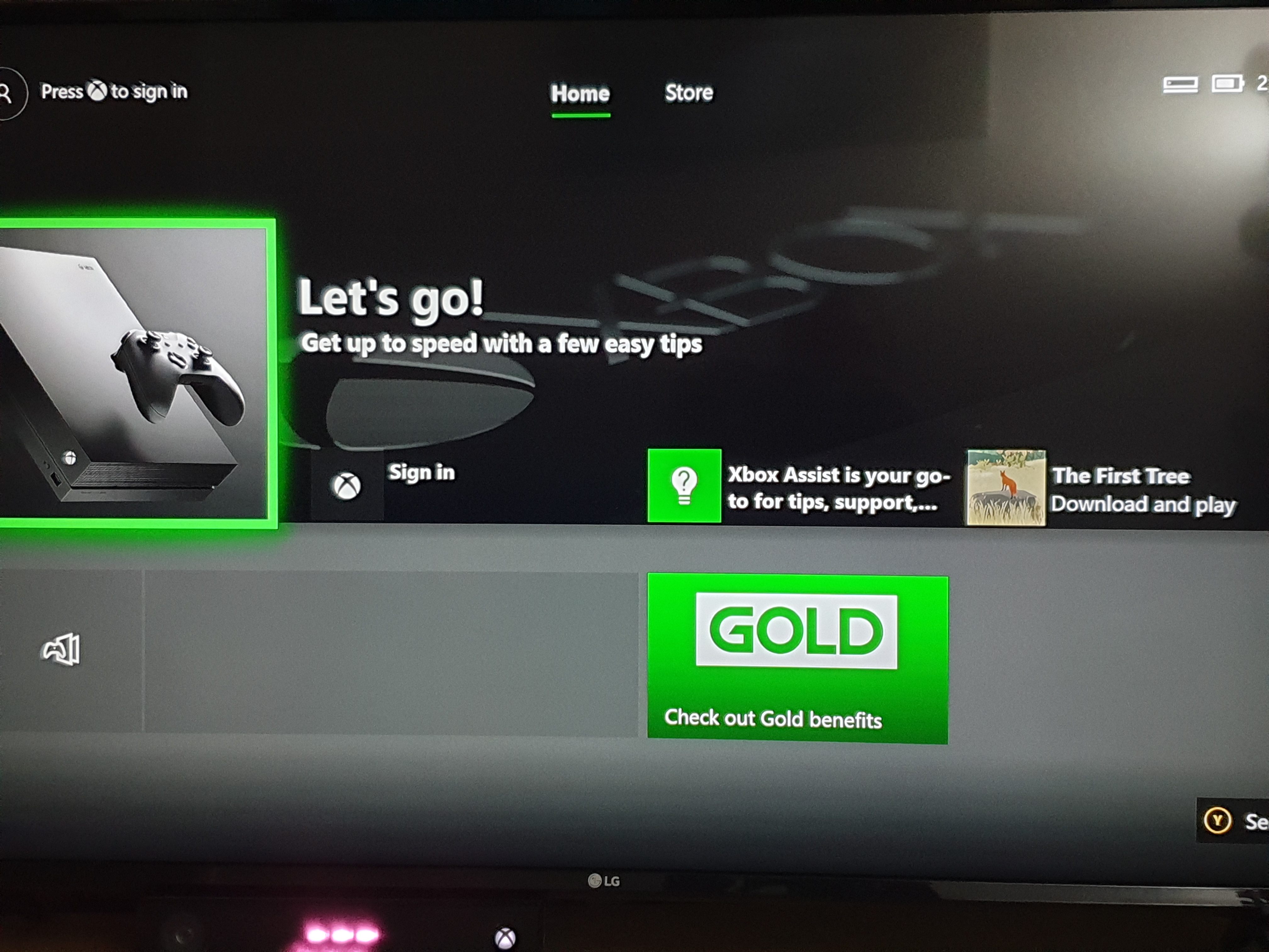 home gold xbox one