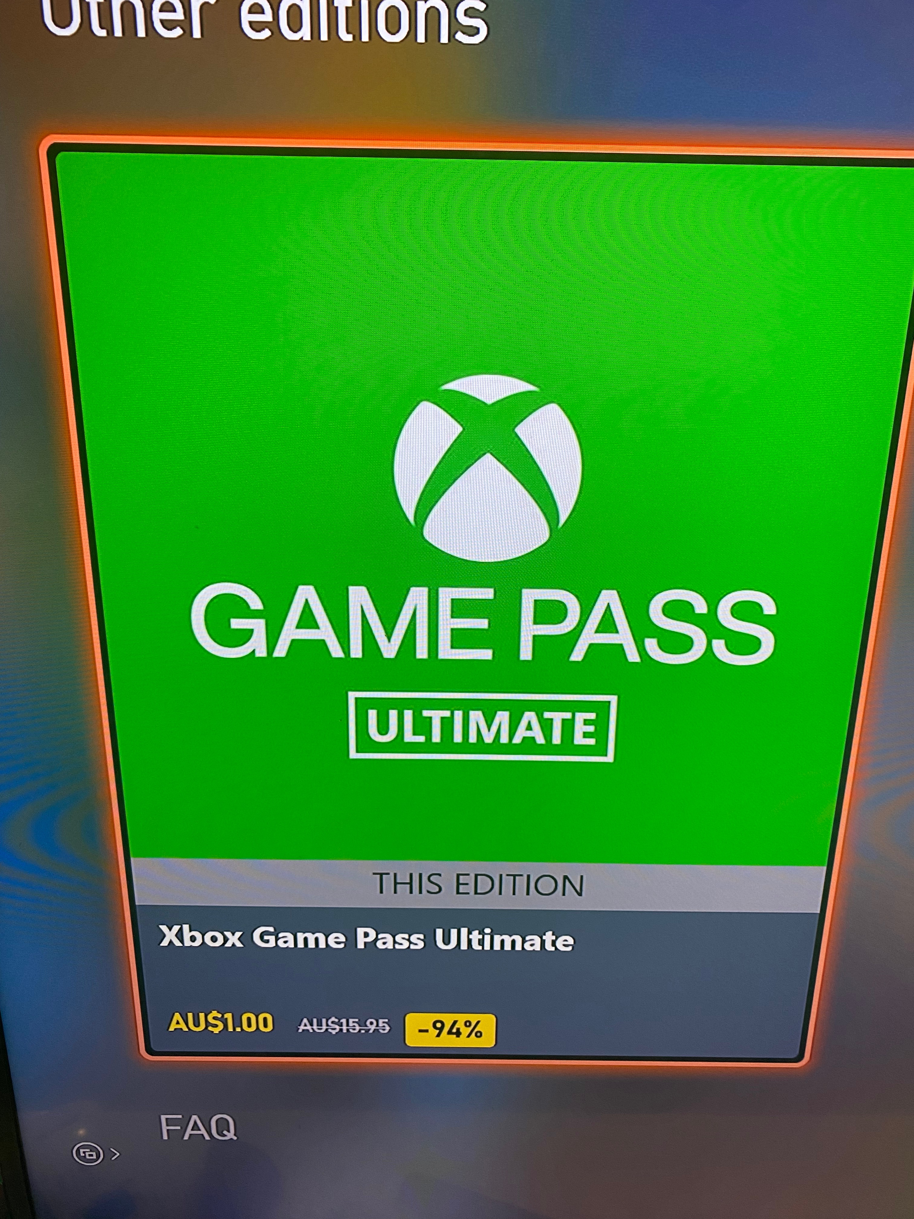 Xbox game deals pass ultimate price