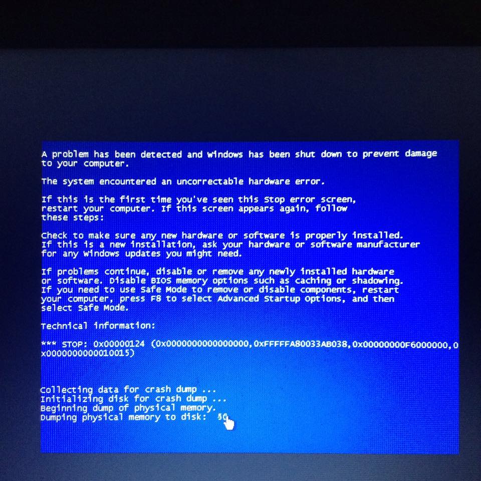 0x00000124 Blue Screen of Death (Windows 7) Help please - Microsoft ...