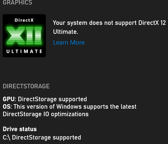 Windows 10 update enabled DirectX 12