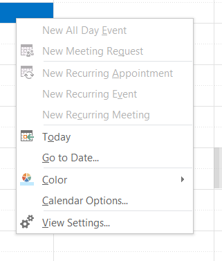 my calendar permissions is greyed out in outlook for mac 2016