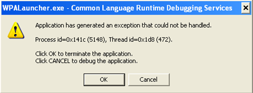 The debug executable ошибка. Common language runtime. App Error. Application Error finalizing muscle alignment.