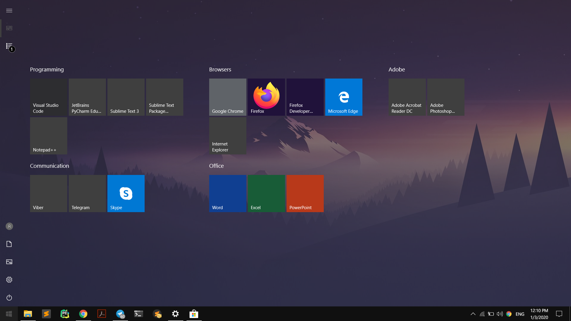 In Start Menu Icons Of The Most Application Are Missing. How To Fix ...