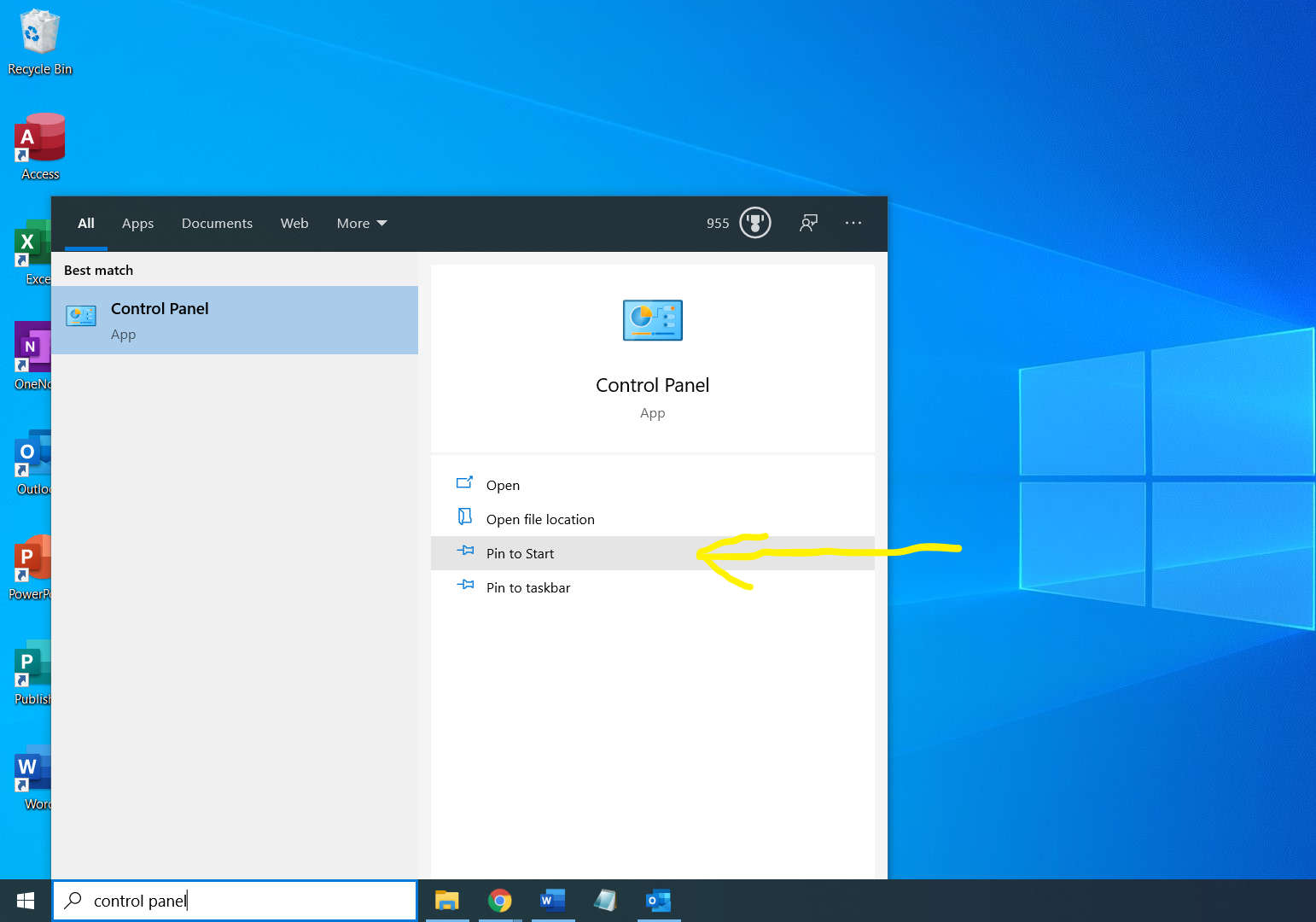 Problem Access Control Panel in Windows 10 - Microsoft Community