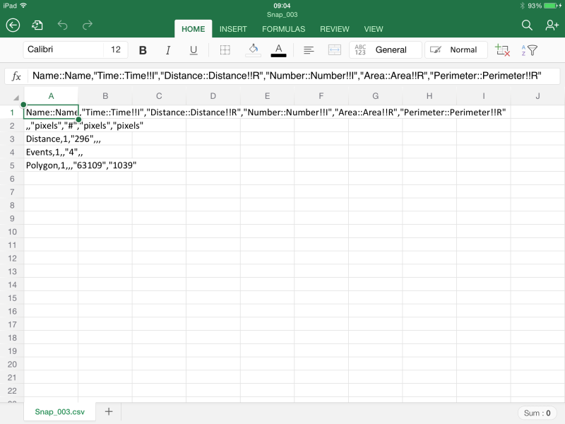CSV text to column in new Ipad office 365 Excel app???? Microsoft