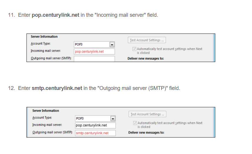 Centurylink Net Login >> Outlook 2016 Build 1803 Pop3 Error Message When Adding Centurylink Net Login >> Outlook 2016 Build 1803 Pop3 Error Message When Adding