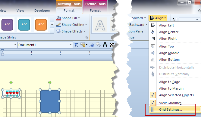 Working with gridlines in a template in word 2010 microsoft community