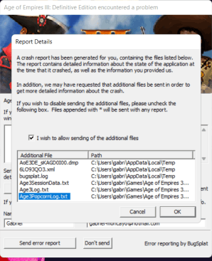 Error in recorded games - III - Report a Bug - Age of Empires Forum