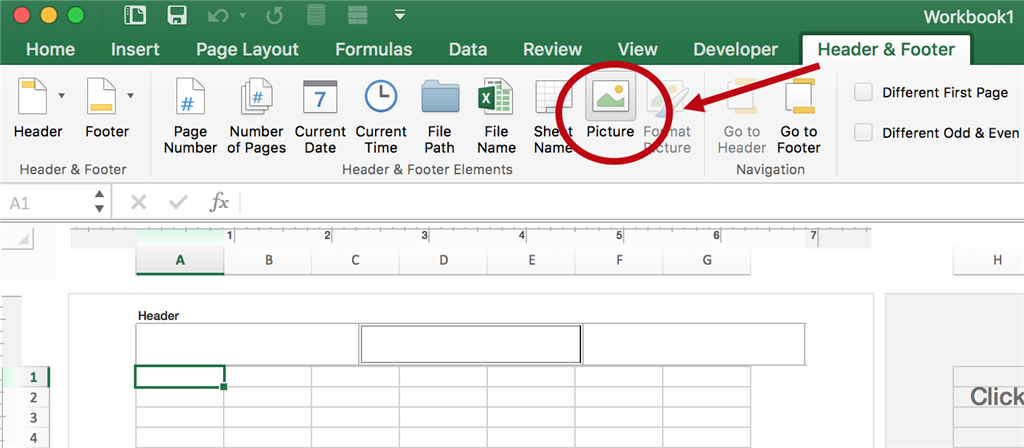 Excel For Mac Insert Pictures In Headers Footers Available
