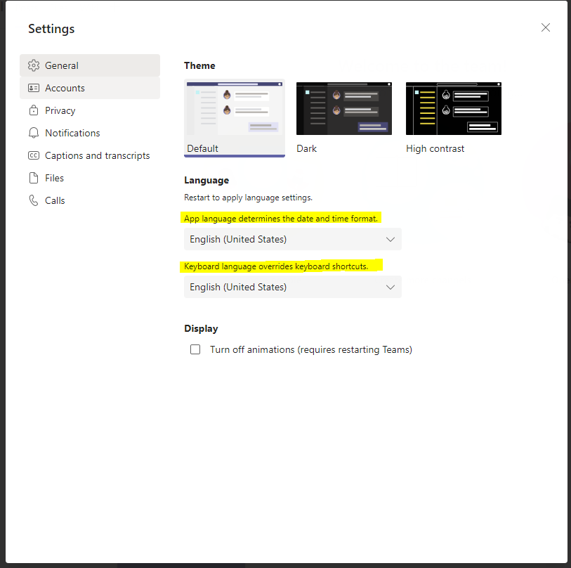 ms-teams-is-there-a-way-to-change-date-time-format-without-changing