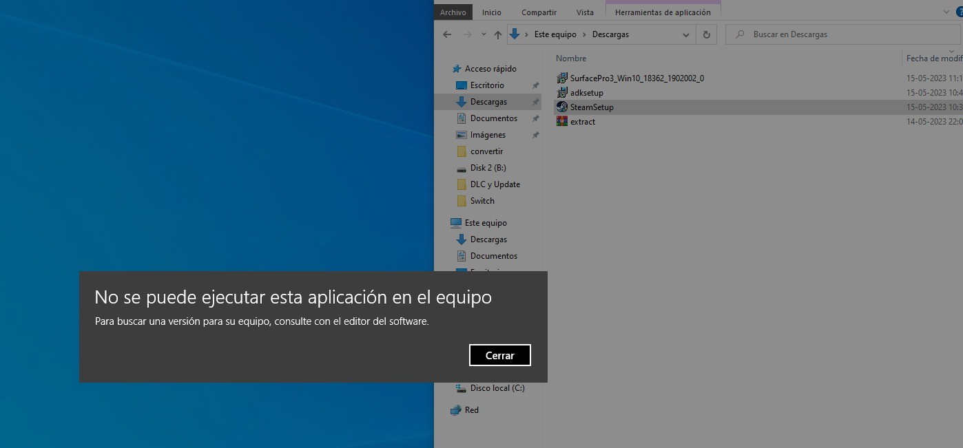 Como Slucionar No Se Puede Ejecutar Esta Aplicación En El Equipo Microsoft Community 7048